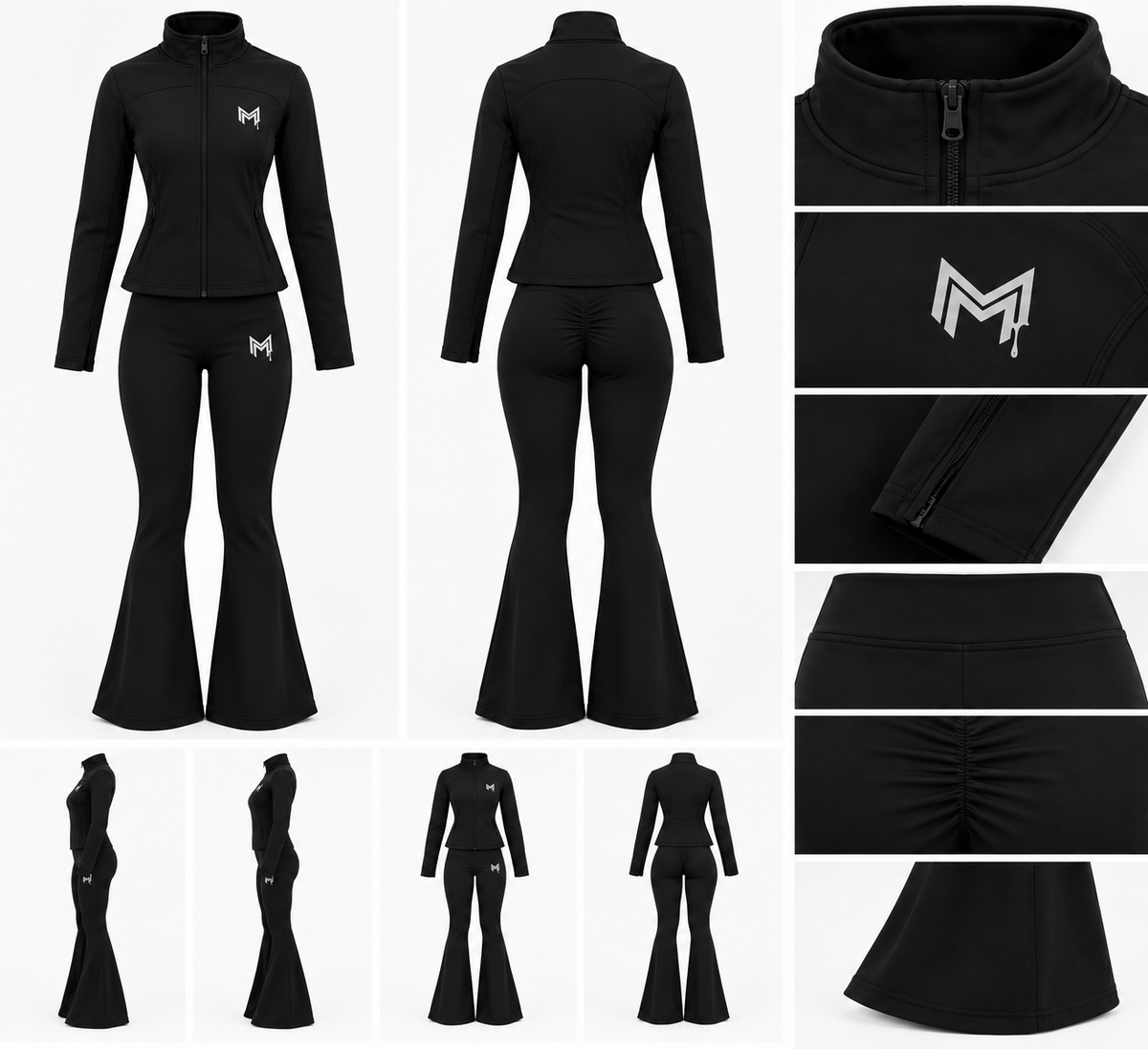 Women's Flared Gym Set